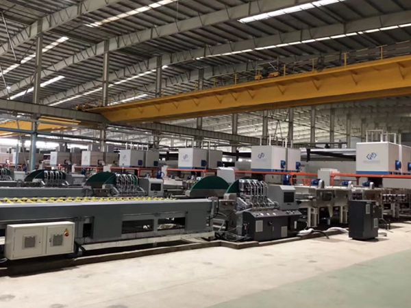 3x12m Glass laminating line for North Glas