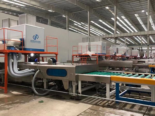 3x12m Glass laminating line for North Glas